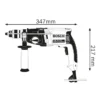 SIM-BOS-DRL-800W-dimension 800W 2-Speed Impact Drill